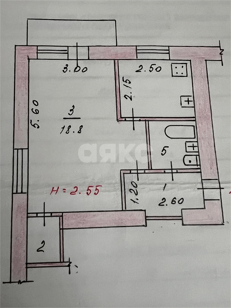 Фото №12: 1-комнатная квартира 32 м² - Волгоград, Горный, ул. Патриса Лумумбы, 4