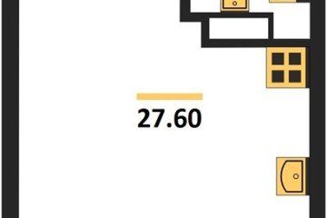Фото №1: Студия 27 м² - Краснодар, мкр. жилой комплекс Самолёт-6, ул. Ивана Беличенко, 92к5