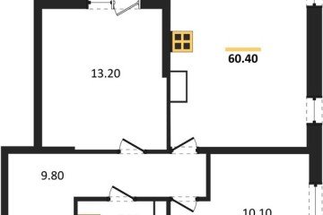 Фото №1: 2-комнатная квартира 60 м² - Краснодар, мкр. Прикубанский внутригородской округ, 