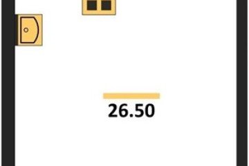 Фото №1: Студия 26 м² - Краснодар, мкр. жилой комплекс Самолёт-6, 