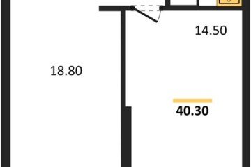 Фото №1: 1-комнатная квартира 40 м² - Краснодар, мкр. жилой комплекс Самолёт-6, 