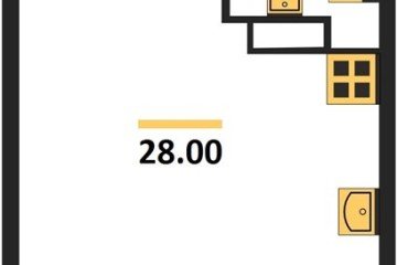 Фото №1: Студия 28 м² - Краснодар, мкр. жилой комплекс Самолёт-6, 