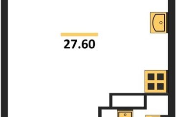 Фото №1: Студия 27 м² - Краснодар, мкр. жилой комплекс Самолёт-6, 