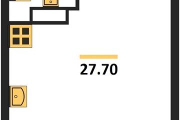 Фото №1: Студия 27 м² - Краснодар, мкр. жилой комплекс Самолёт-6, 