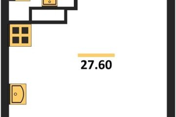 Фото №1: Студия 27 м² - Краснодар, мкр. жилой комплекс Самолёт-6, 