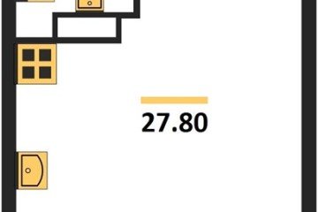 Фото №1: Студия 27 м² - Краснодар, мкр. жилой комплекс Самолёт-6, 