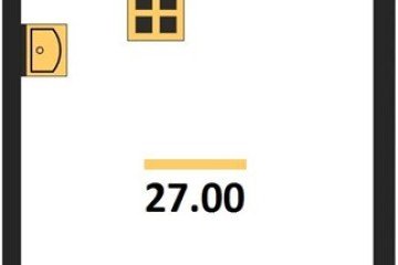 Фото №1: Студия 27 м² - Краснодар, мкр. жилой комплекс Самолёт-6, 