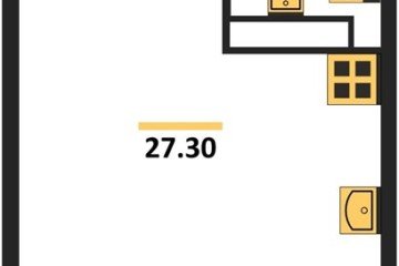 Фото №1: Студия 27 м² - Краснодар, мкр. жилой комплекс Самолёт-6, 