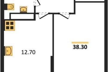 Фото №1: 1-комнатная квартира 38 м² - Краснодар, мкр. жилой комплекс Самолёт-6, 