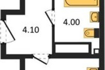 Фото №1: 1-комнатная квартира 45 м² - Краснодар, мкр. жилой комплекс Самолёт-6, 