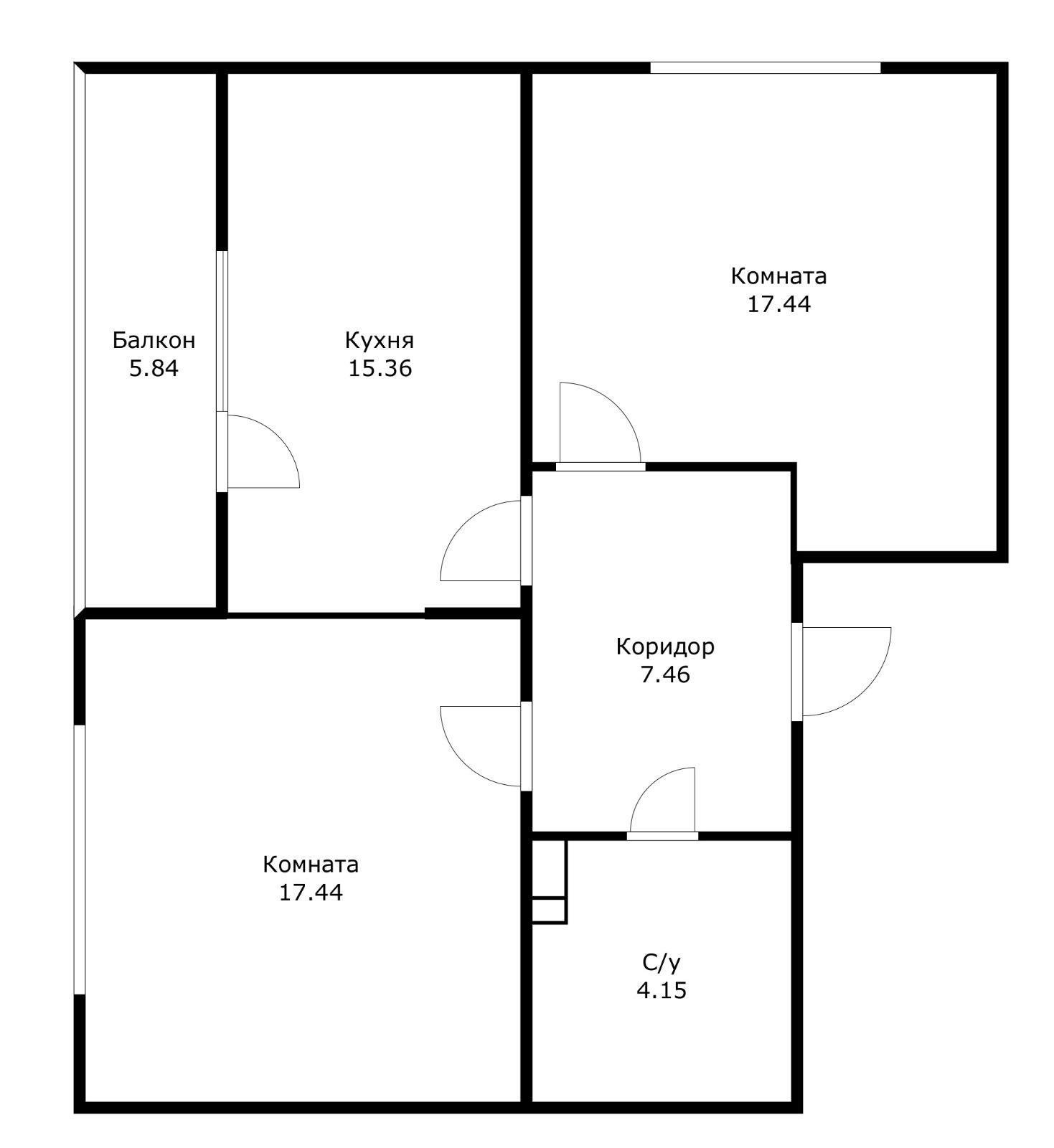 Фото №11: 2-комнатная квартира 67 м² - Краснодар, Прикубанский внутригородской округ, Славянский, мкр. Светлоград, ул. Красных Партизан, 1/4к9