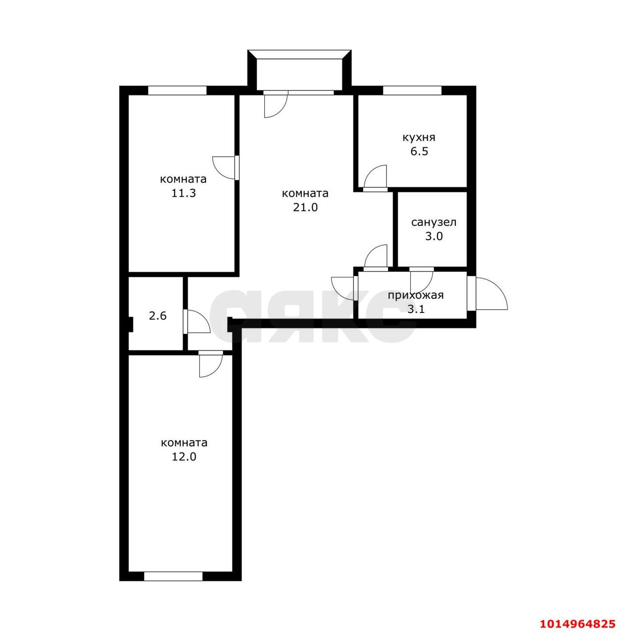 Фото №16: 3-комнатная квартира 59 м² - Краснодар, Черёмушки, ул. Ставропольская, 159