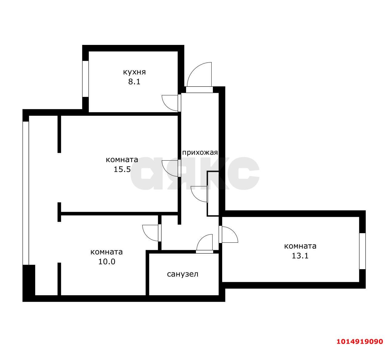 Фото №16: 3-комнатная квартира 70 м² - Краснодар, Западный внутригородской округ, ул. Морская, 11