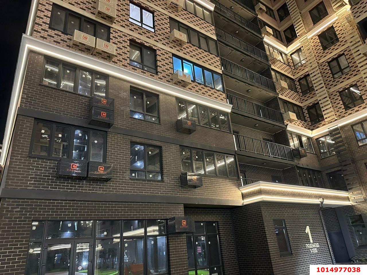 Фото №2: 1-комнатная квартира 38 м² - Краснодар, жилой комплекс Сармат, ул. Константина Гондаря, 98