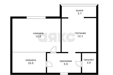 Фото №5: 2-комнатная квартира 47 м² - Краснодар, мкр. Восточно-Кругликовский, ул. им. Героя Яцкова И.В., 12