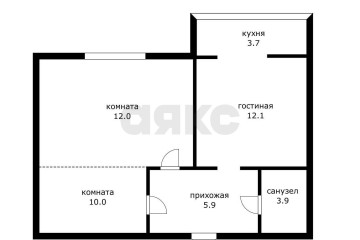 Фото №5: 2-комнатная квартира 47 м² - Краснодар, мкр. Восточно-Кругликовский, ул. им. Героя Яцкова И.В., 12