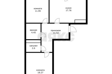 Фото №5: 2-комнатная квартира 72 м² - Краснодар, мкр. Школьный, ул. Школьная, 1