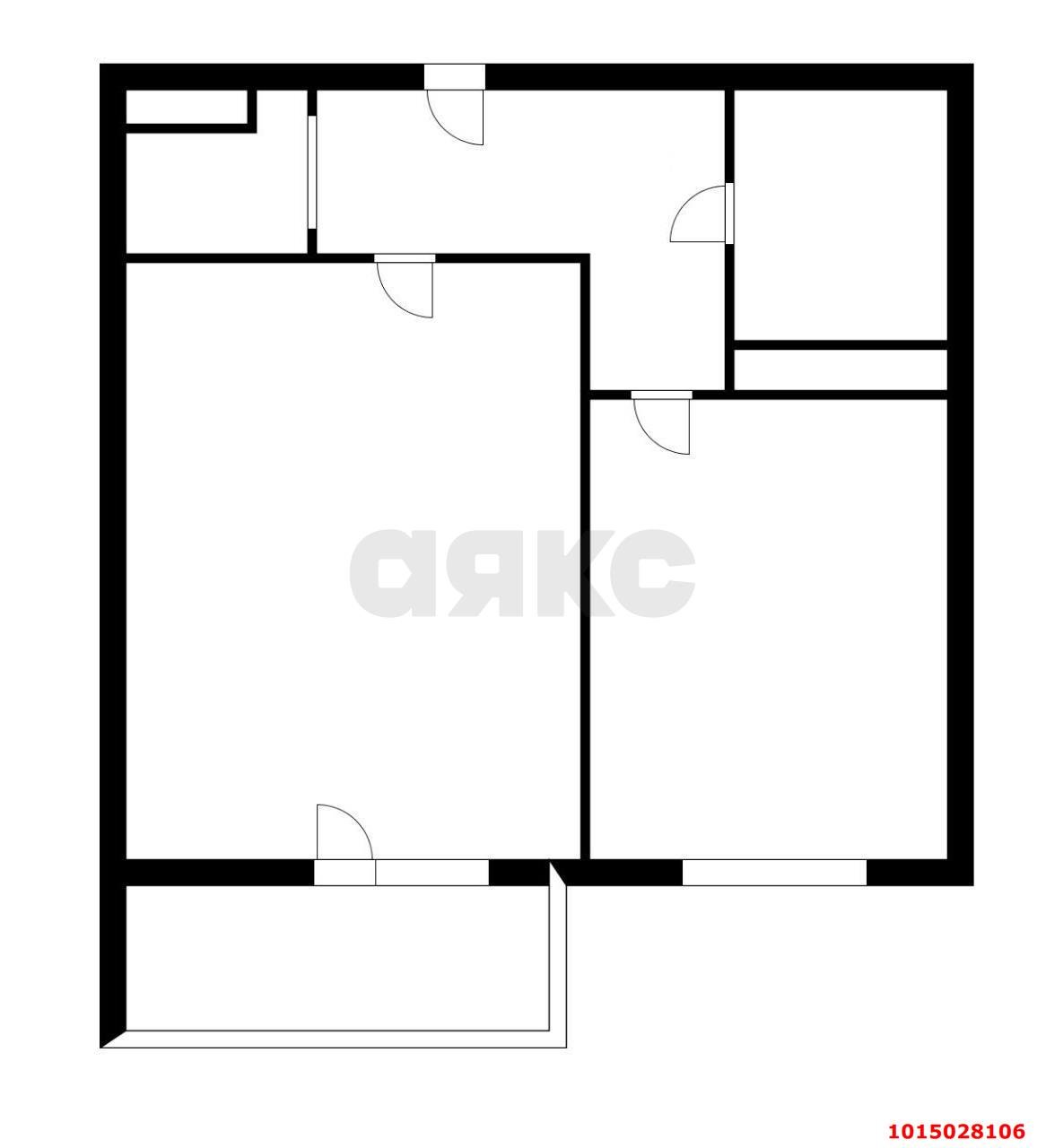 Фото №11: 1-комнатная квартира 44 м² - Краснодар, жилой комплекс Премьера, ул. Автолюбителей, 1/7к1
