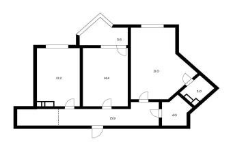 Фото №3: 2-комнатная квартира 71 м² - Краснодар, мкр. Прикубанский внутригородской округ, ул. Ветеранов, 85