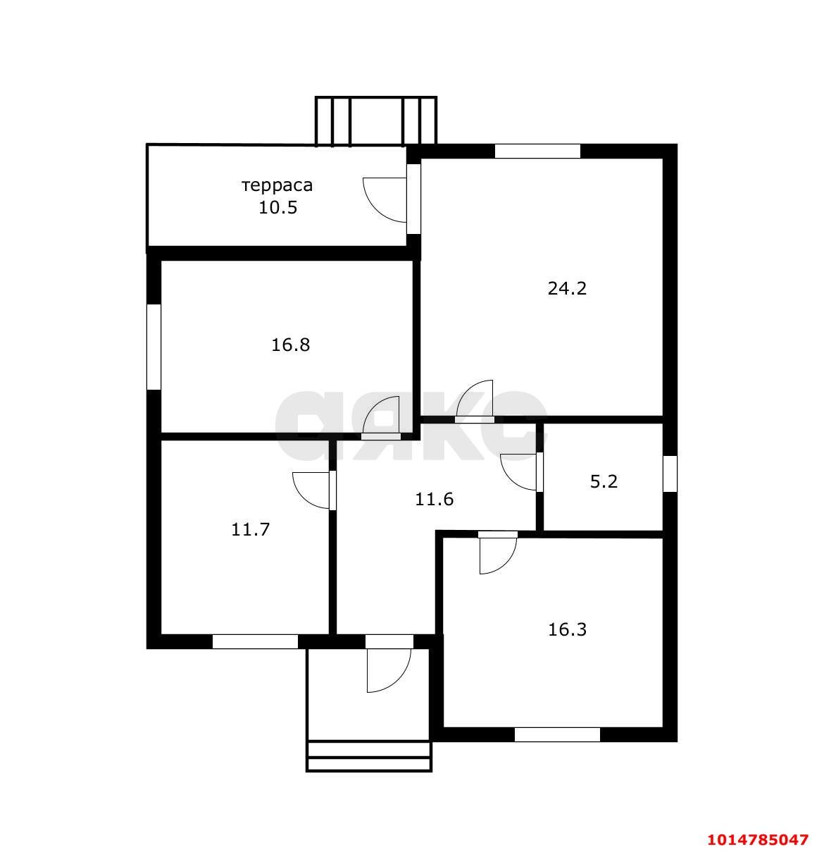 Фото №17: Дом 161 м² + 4.17 сот. - Зиповчанка, мкр. Прикубанский внутригородской округ, ул. Абрикосовая, 352/3