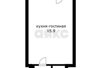Фото №5: Студия 19 м² - Агой, мкр. гостиничный комплекс Радуга, 10И