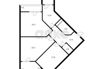 Фото №5: 3-комнатная квартира 110 м² - Краснодар, мкр. 2-я Площадка, ул. Ветеранов, 85