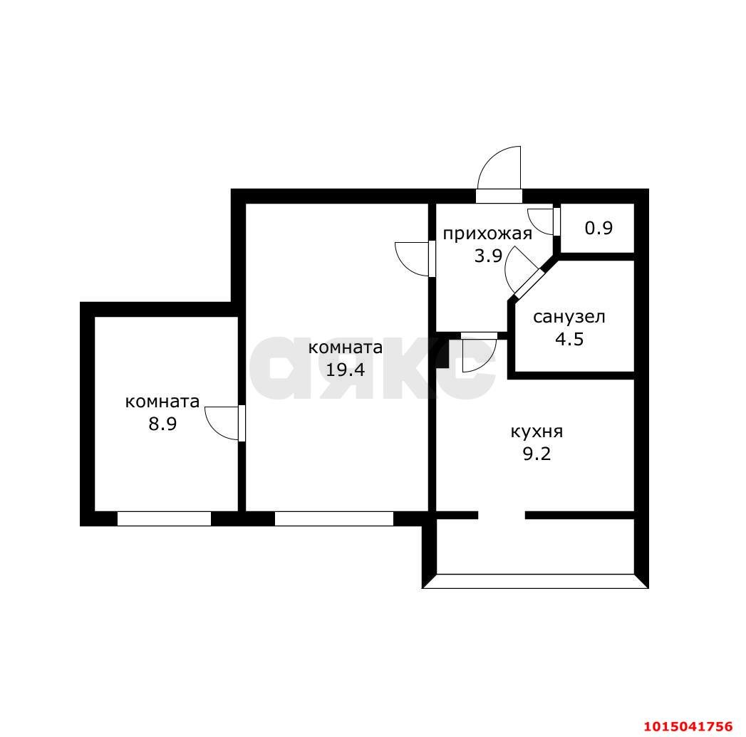 Фото №11: 2-комнатная квартира 55 м² - Краснодар, Микрохирургии глаза, ул. Академика Лукьяненко, 95/3