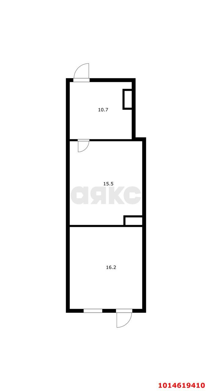 Фото №8: 2-комнатная квартира 42 м² - Краснодар, Центральный внутригородской округ, мкр. Дубинка, пр-д 3-й  Болотникова, 3
