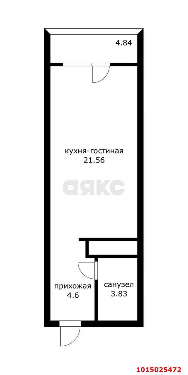 Фото №8: Студия 31 м² - Краснодар, жилой комплекс Парусная Регата, ул. Автолюбителей, 1Дк2