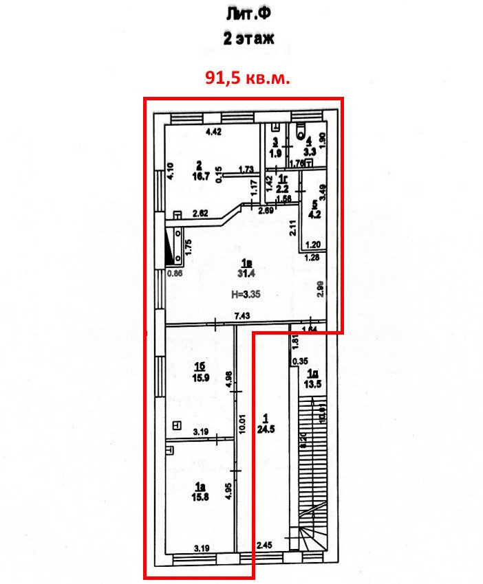 Фото №5: Коммерция 92 м² - Ростов-на-Дону, Кировский, пер. Крепостной, 147/251