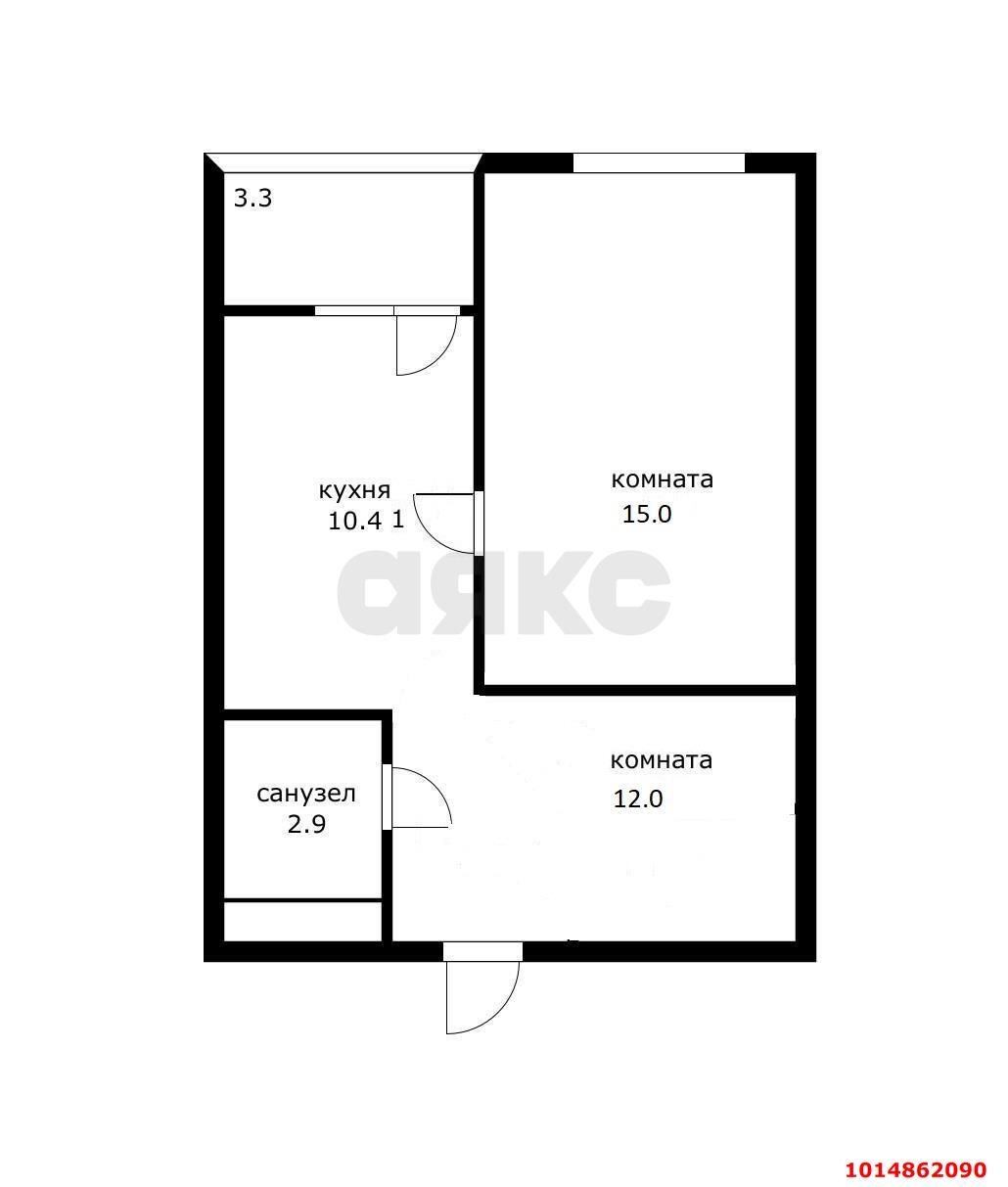 Фото №16: 1-комнатная квартира 39 м² - Краснодар, Центральный, ул. Железнодорожная, 23/1