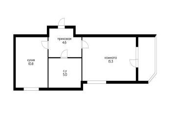 Фото №2: 1-комнатная квартира 35 м² - Краснодар, мкр. жилой комплекс Сказка Град, ул. имени В.Н. Мачуги, 166Ак2