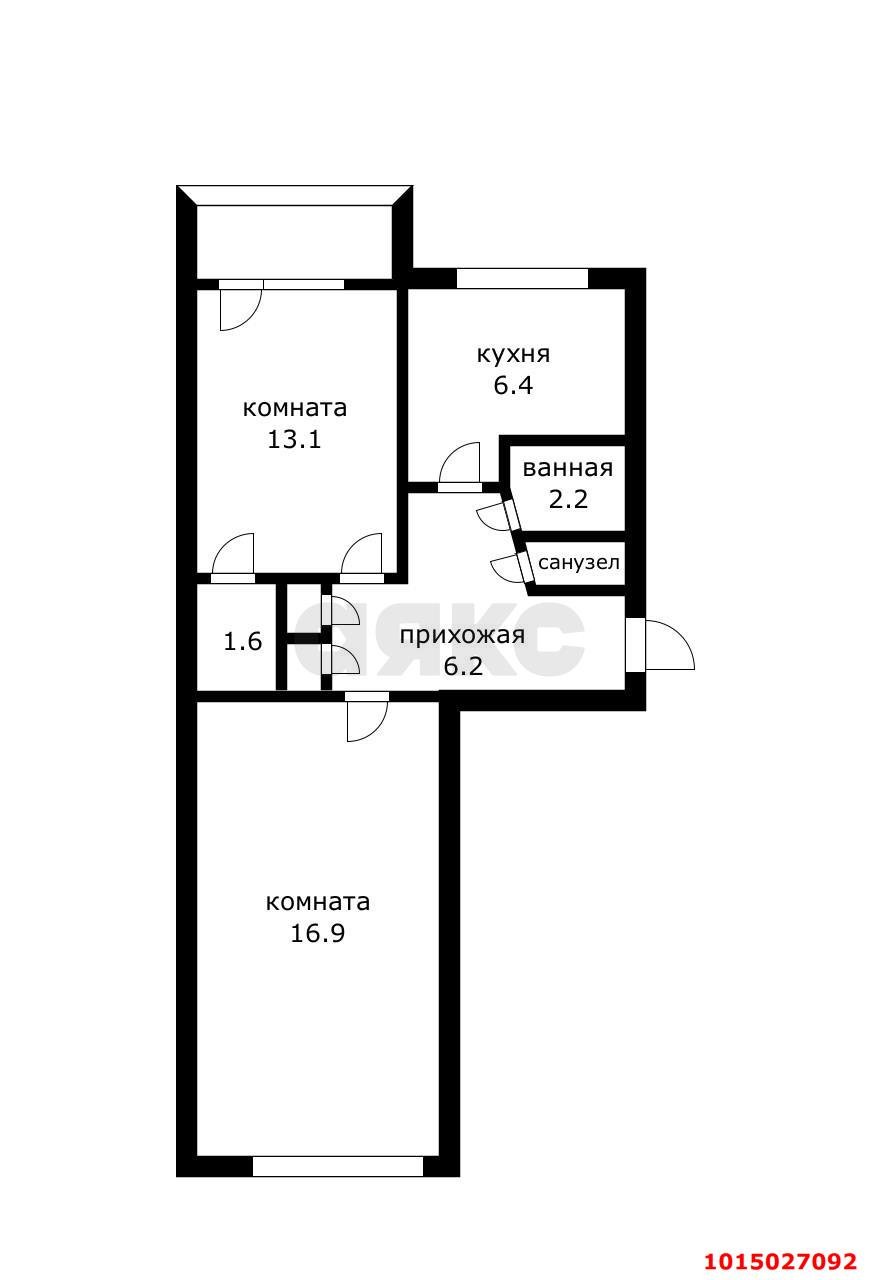 Фото №7: 2-комнатная квартира 48 м² - Энем, ул. Седина, 43