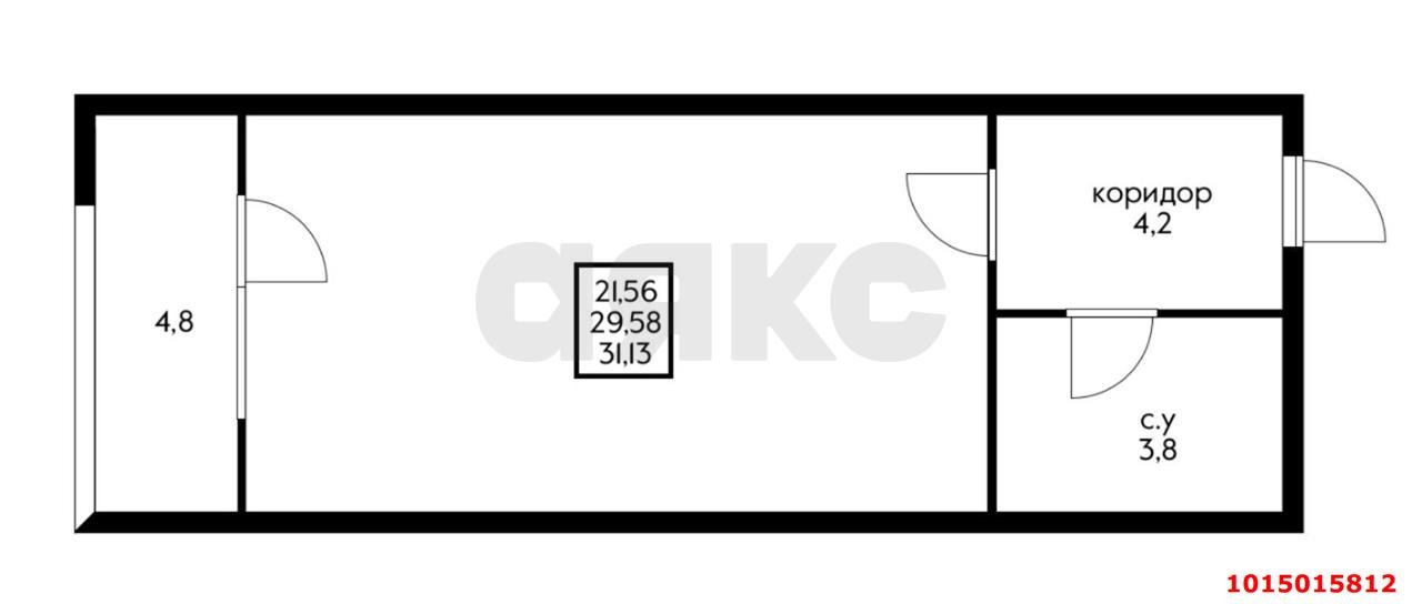 Фото №16: Студия 29 м² - Краснодар, жилой комплекс Парусная Регата, ул. Автолюбителей, 1Дк3