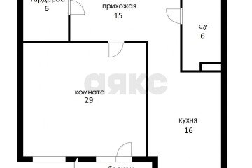 Фото №2: 1-комнатная квартира 69 м² - Краснодар, мкр. Центральный, ул. Комсомольская, 4