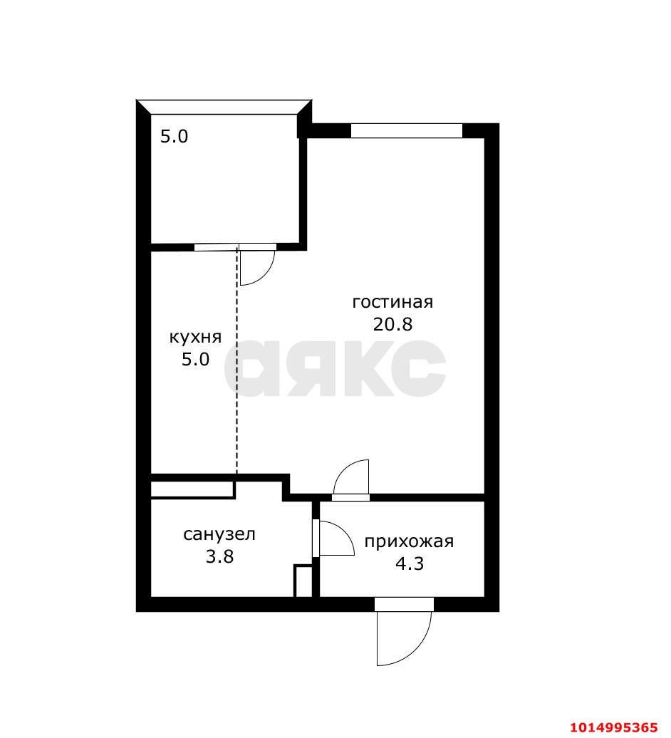Фото №7: Студия 35 м² - Анапа, жилой комплекс Горгиппия Морская, ул. Ленина, 194