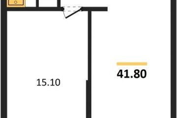 Фото №1: 1-комнатная квартира 41 м² - Краснодар, мкр. жилой комплекс Самолёт-6, 