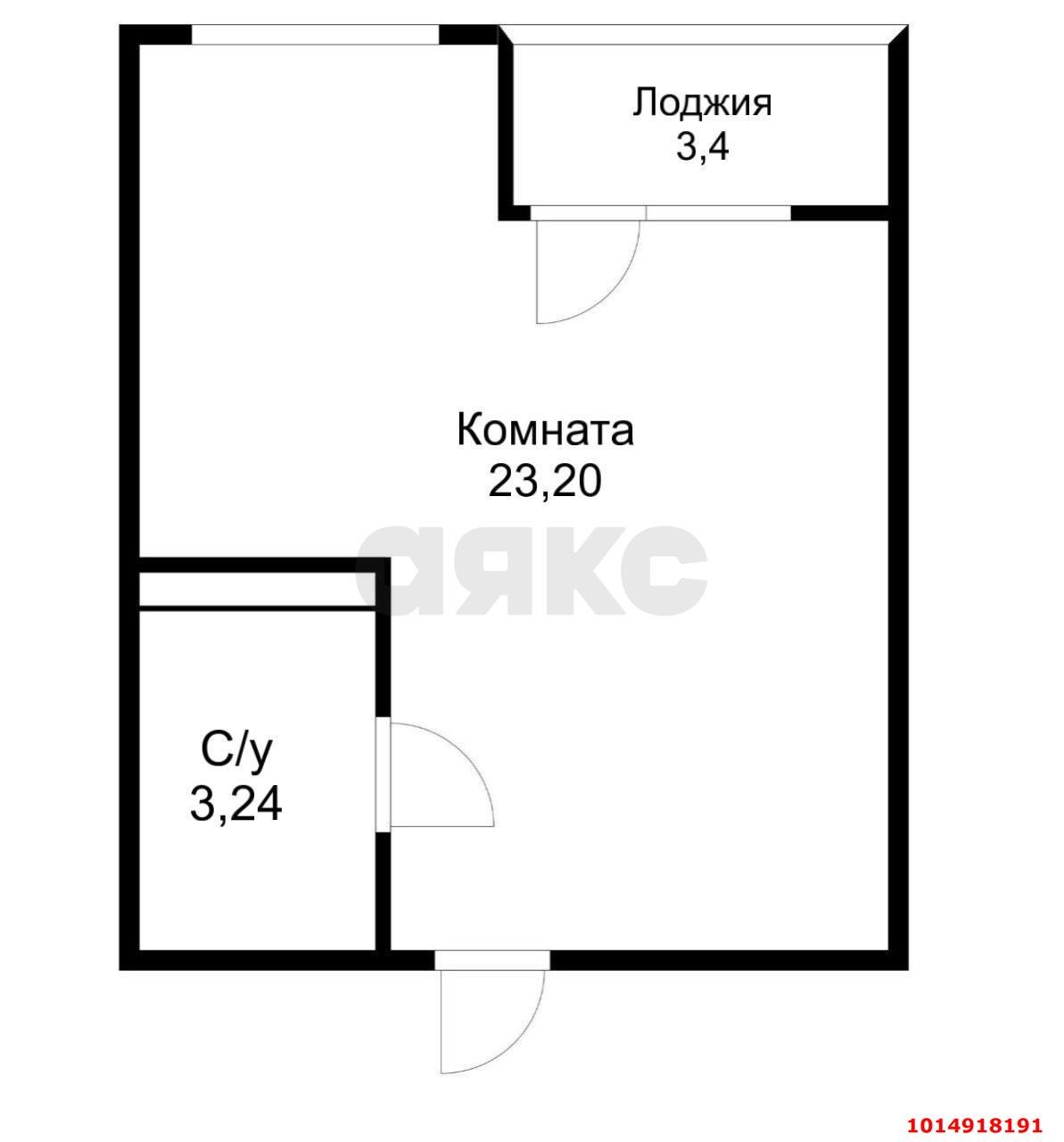 Фото №4: Студия 32 м² - Краснодар, Славянский, ул. Заполярная, 39лит10