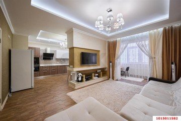 Фото №1: 2-комнатная квартира 80 м² - Краснодар, мкр. Солнечный, ул. Казбекская, 7