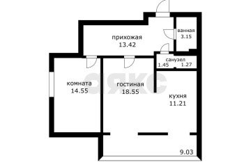 Фото №5: 2-комнатная квартира 71 м² - Краснодар, мкр. Гидростроителей, ул. Трудовой Славы, 1