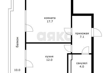 Фото №3: 1-комнатная квартира 51 м² - Краснодар, мкр. Солнечный, ул. имени Симиренко, 71к3