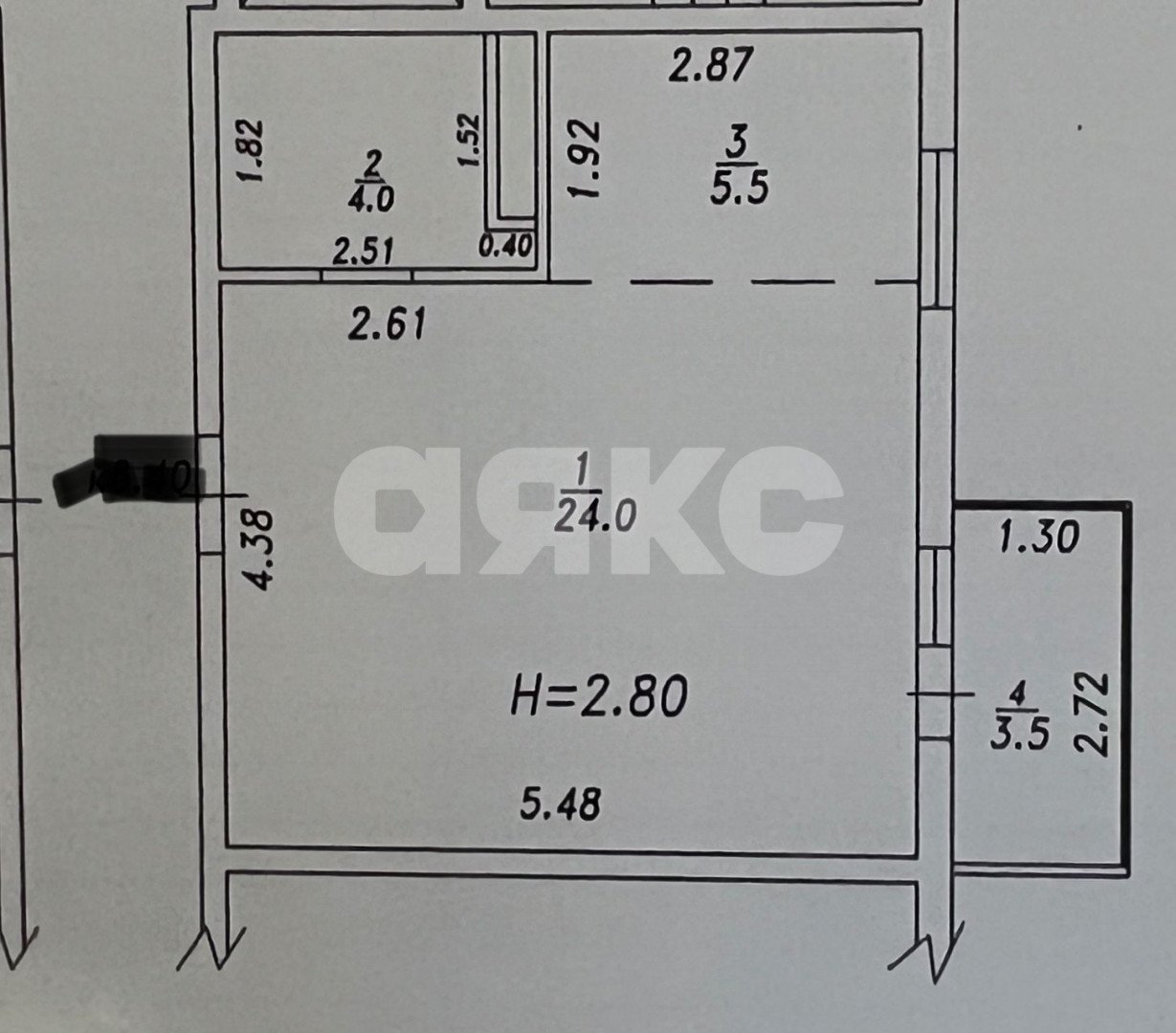 Фото №15: 1-комнатная квартира 37 м² - Анапа, ЖК Времена Года, ул. Анапское шоссе, 6к2