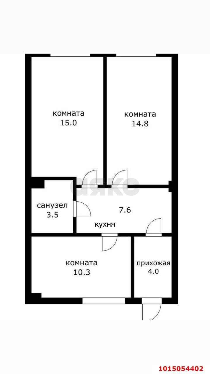 Фото №17: 2-комнатная квартира 61 м² - Краснодар, Юбилейный, пр-кт Чекистов, 26/4
