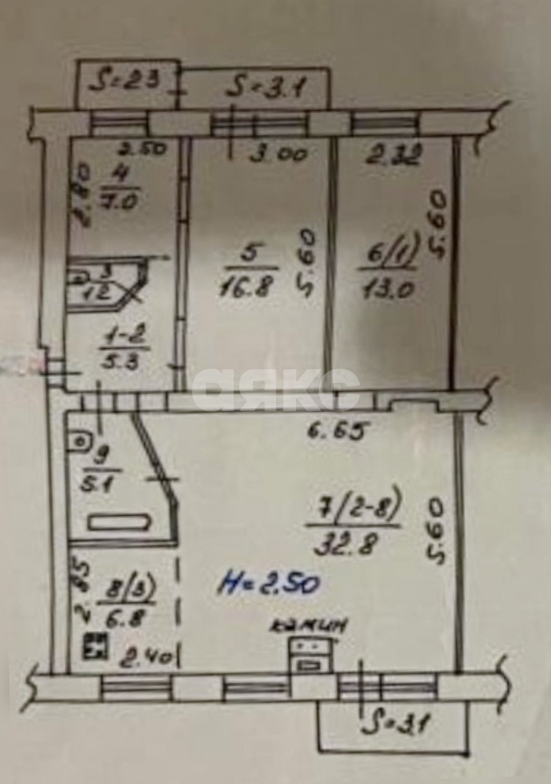Фото №34: 3-комнатная квартира 88 м² - Ростов-на-Дону, Александровка, пр-кт 40-летия Победы, 37Г