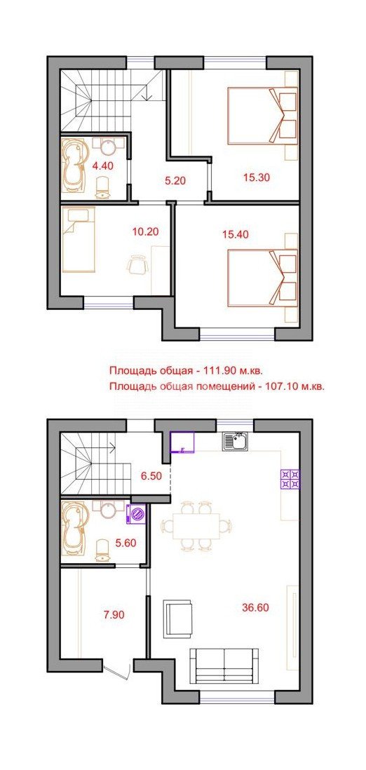 Фото №6: Таунхаус 115 м² + 1.86 сот. - Кореновск, пер. Крымский