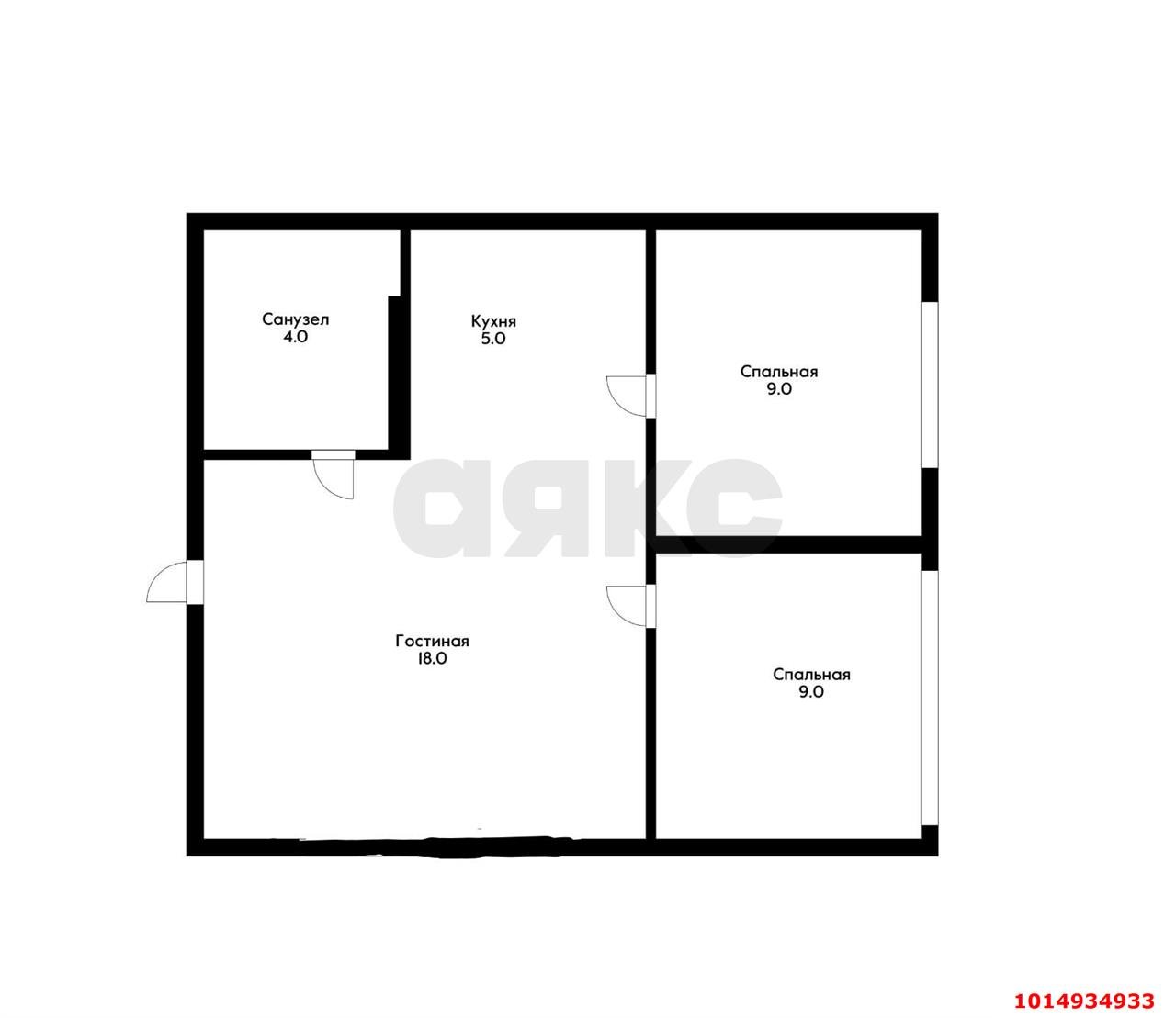 Фото №11: 2-комнатная квартира 46 м² - Краснодар, жилой комплекс Сказка Град, ул. имени В.Н. Мачуги, 166А