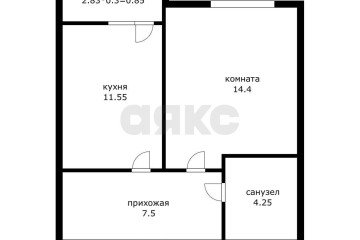 Фото №2: 1-комнатная квартира 39 м² - Краснодар, мкр. имени Петра Метальникова, ул. Тополиная, 40/1к1