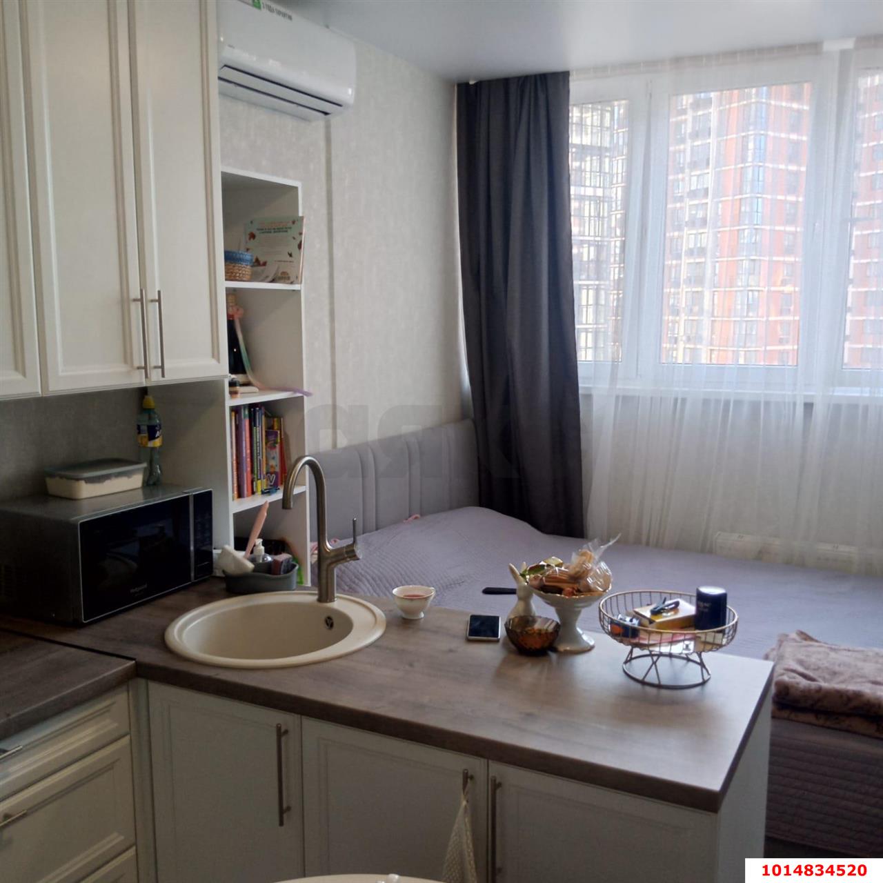 Фото №2: Студия 9 м² - Краснодар, Прикубанский внутригородской округ, мкр. жилой комплекс Самолёт, ул. Западный Обход, 39/2к1