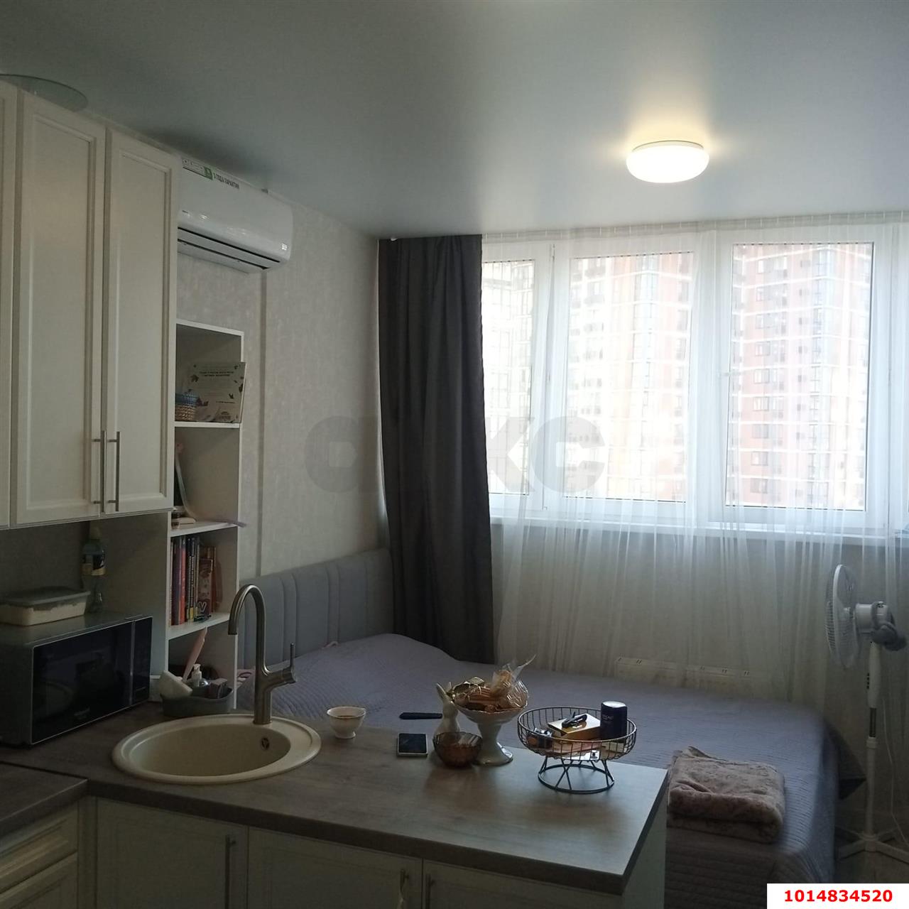 Фото №1: Студия 9 м² - Краснодар, Прикубанский внутригородской округ, мкр. жилой комплекс Самолёт, ул. Западный Обход, 39/2к1