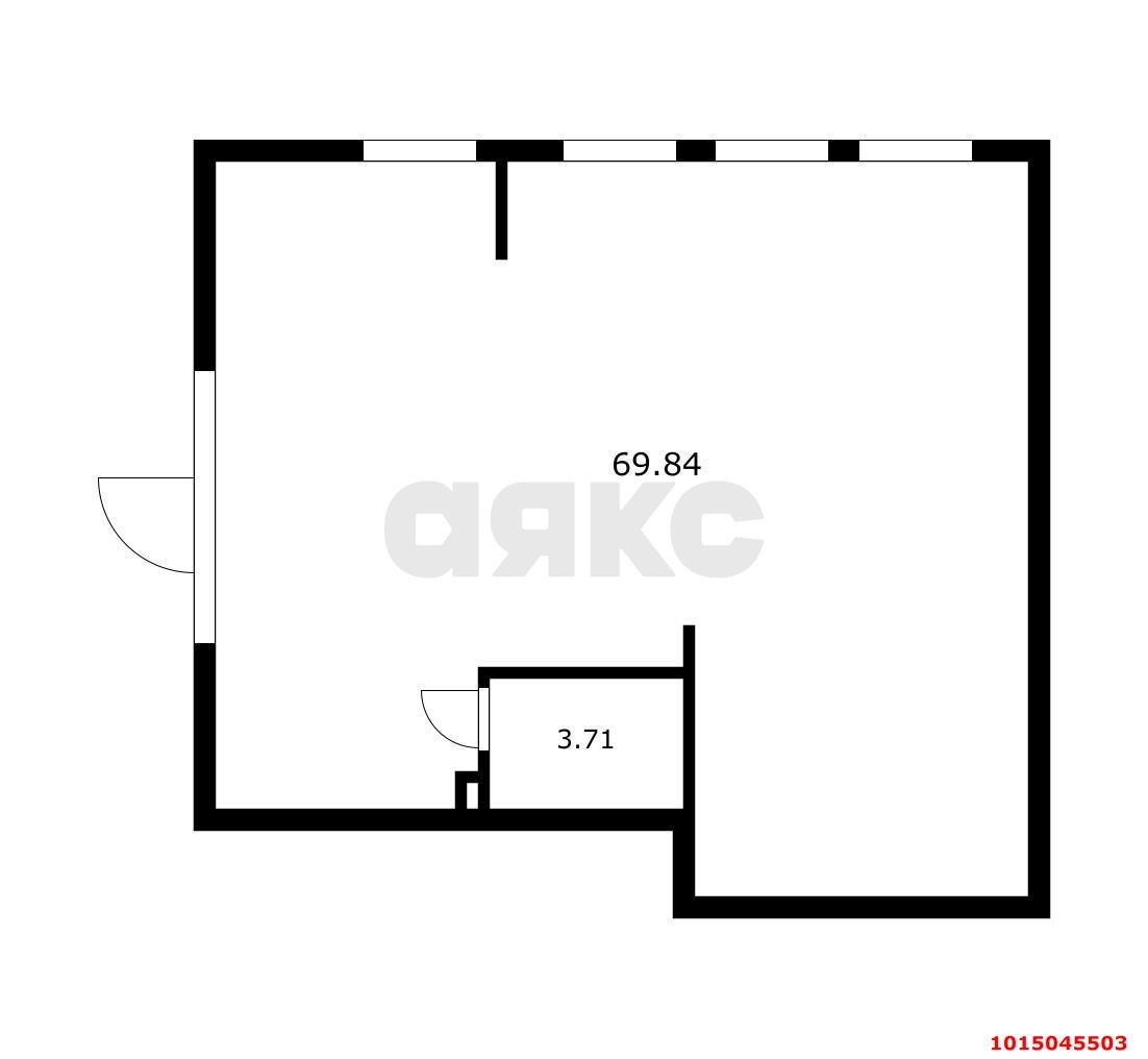 Фото №4: Коммерция 73 м² - Яблоновский, мкр. жилой комплекс Вектор, ул. Базовская, 21к4